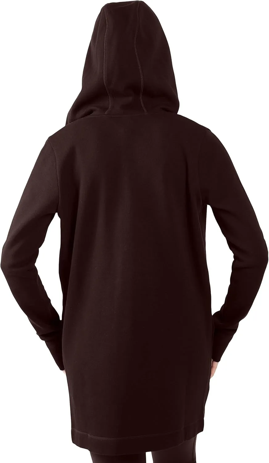 90 Degree By Reflex Heavy Fleece Open Hooded Cardigan