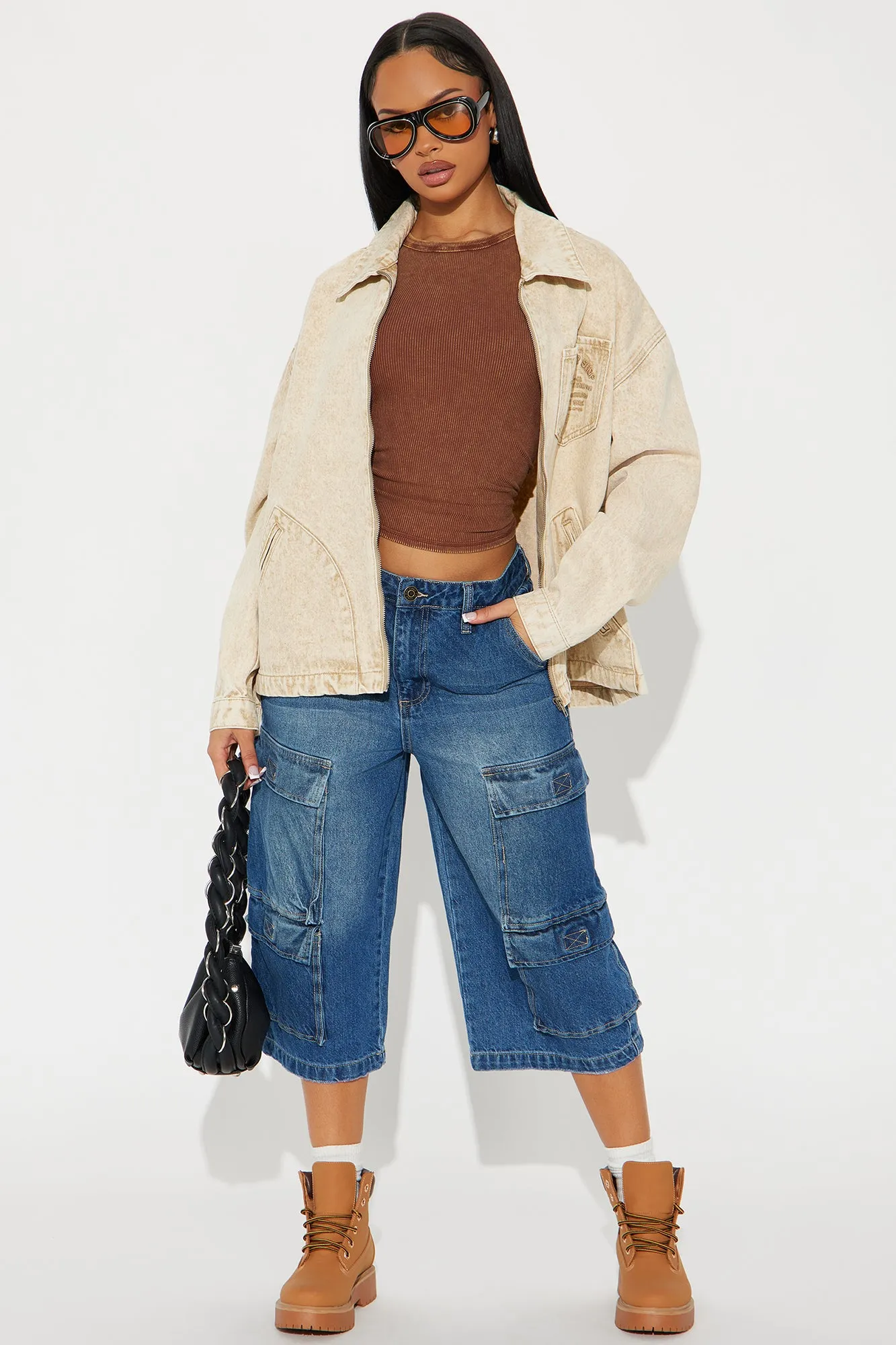 A Clean Break Denim Jacket - Khaki