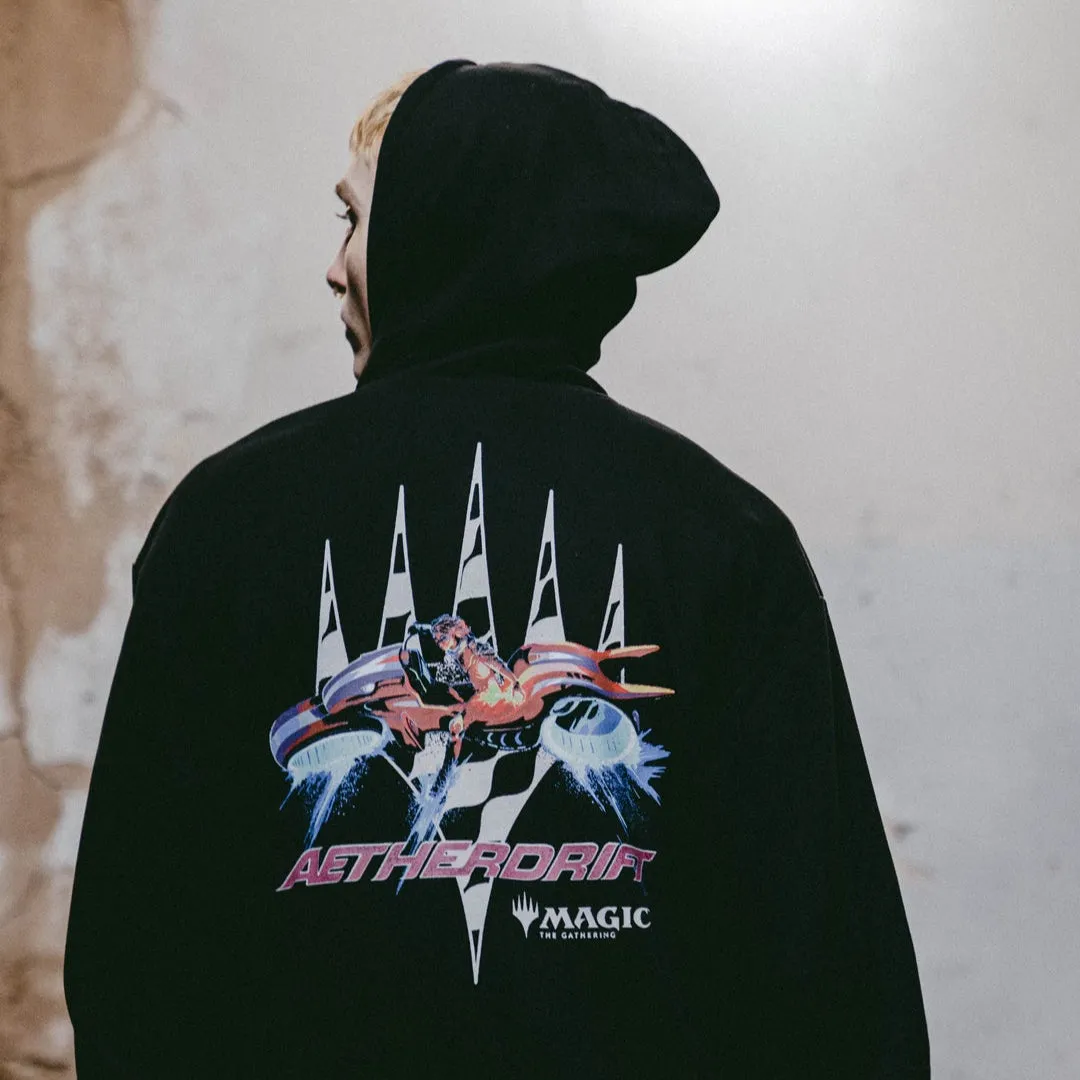 Aetherdrift Black Hoodie