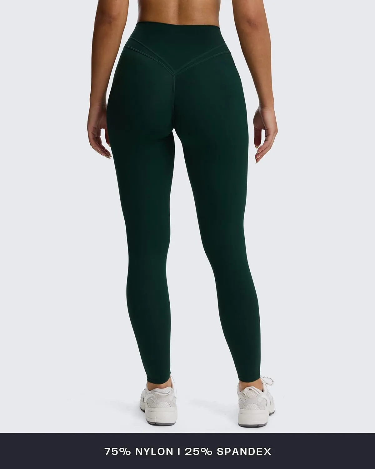 Aoxjox High Waisted Workout Siren Leggings for Women Hidden Scrunch Butt Lifting Tummy Control Yoga Pants 26"