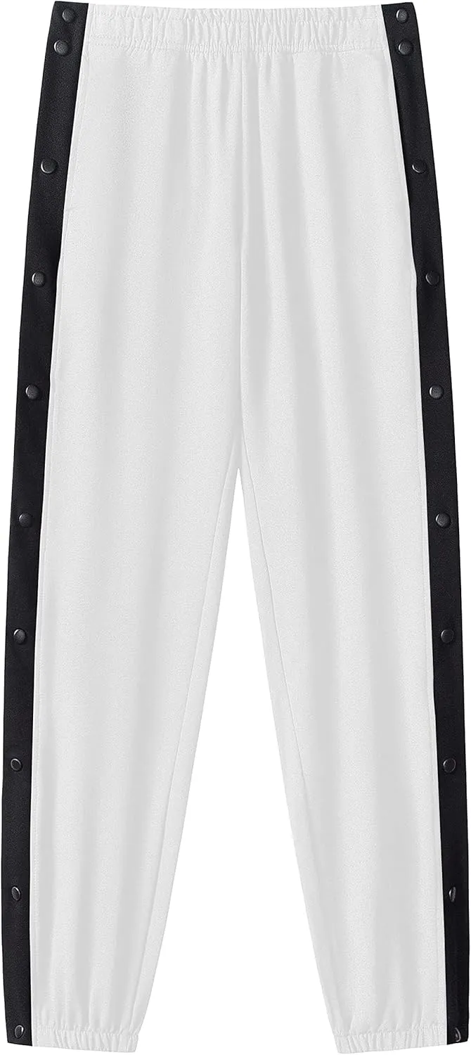 Chrisuno Women's Sweatpants Tear Away Joggers Athletic Workout Sweat Pants