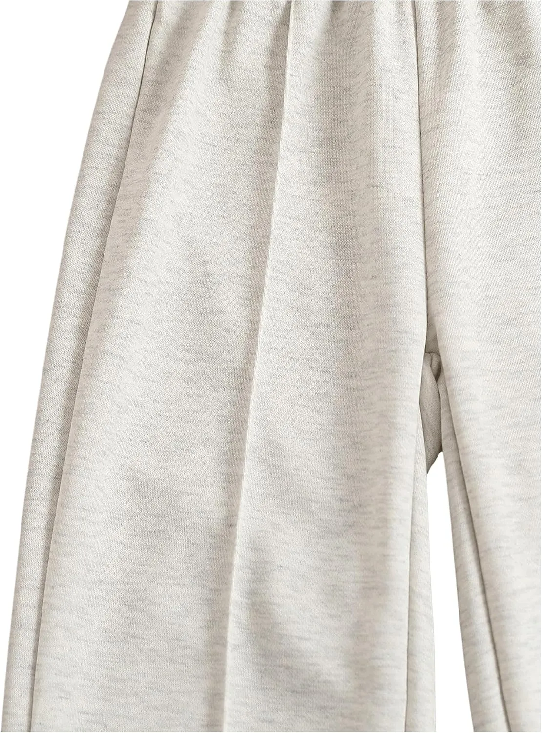 COZYEASE Girls' Wide Leg Sweatpants High Elastic Waist Pants Drawstring Casual Straight Leg Jogger Swearpants with Pocket