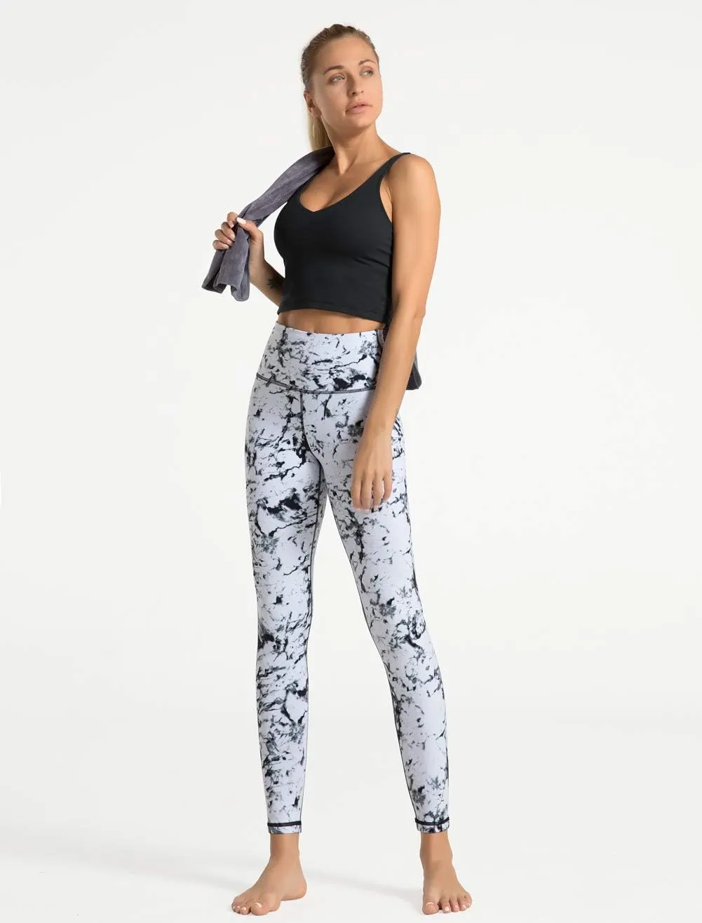 Dragon Fit Compression Yoga Pants with Inner Pockets in High Waist Athletic Pants Tummy Control Stretch Workout Yoga Legging