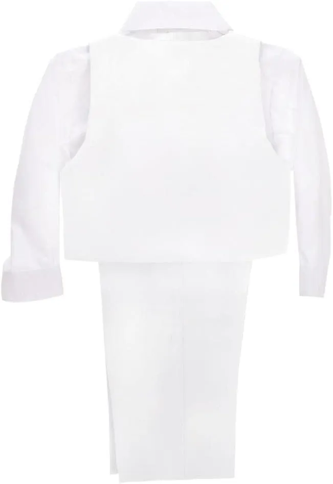 Dressy Daisy Baby Toddler Boy 5 Pcs Set Formal Tuxedo Suits No Tail Wedding Christening Baptism Outfits