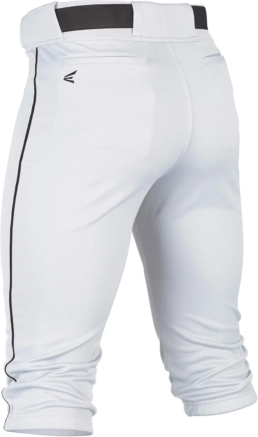 Easton Boys' Rival  Baseball Pants | Knicker Fit | Youth Sizes | Piped | Multiple Colors