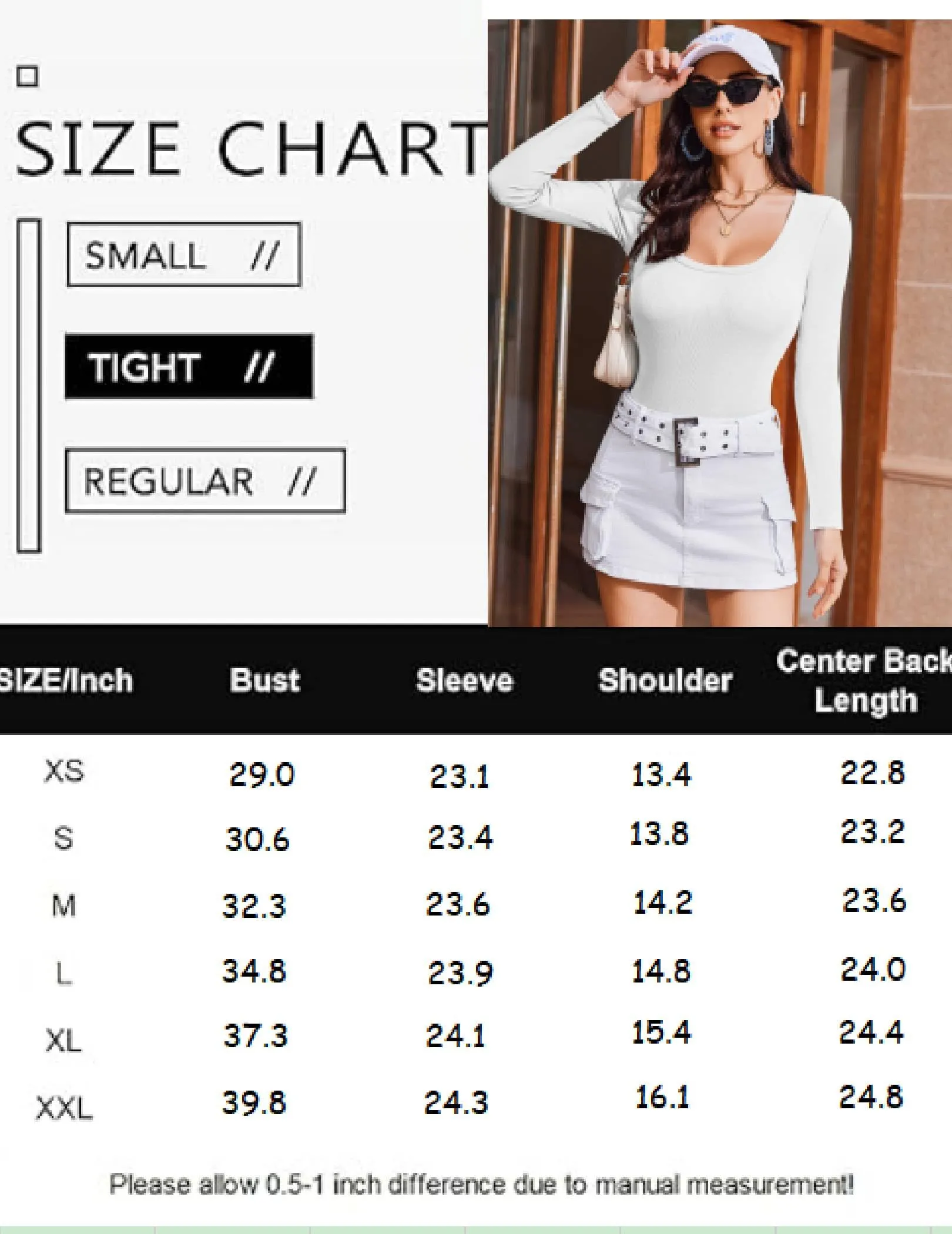 Ekouaer Womens 3 Pack Long Sleeve Shirts Square Neck Basic Ribbed Tops Tee Thermal Undershirts Black/White/Light Grey Large