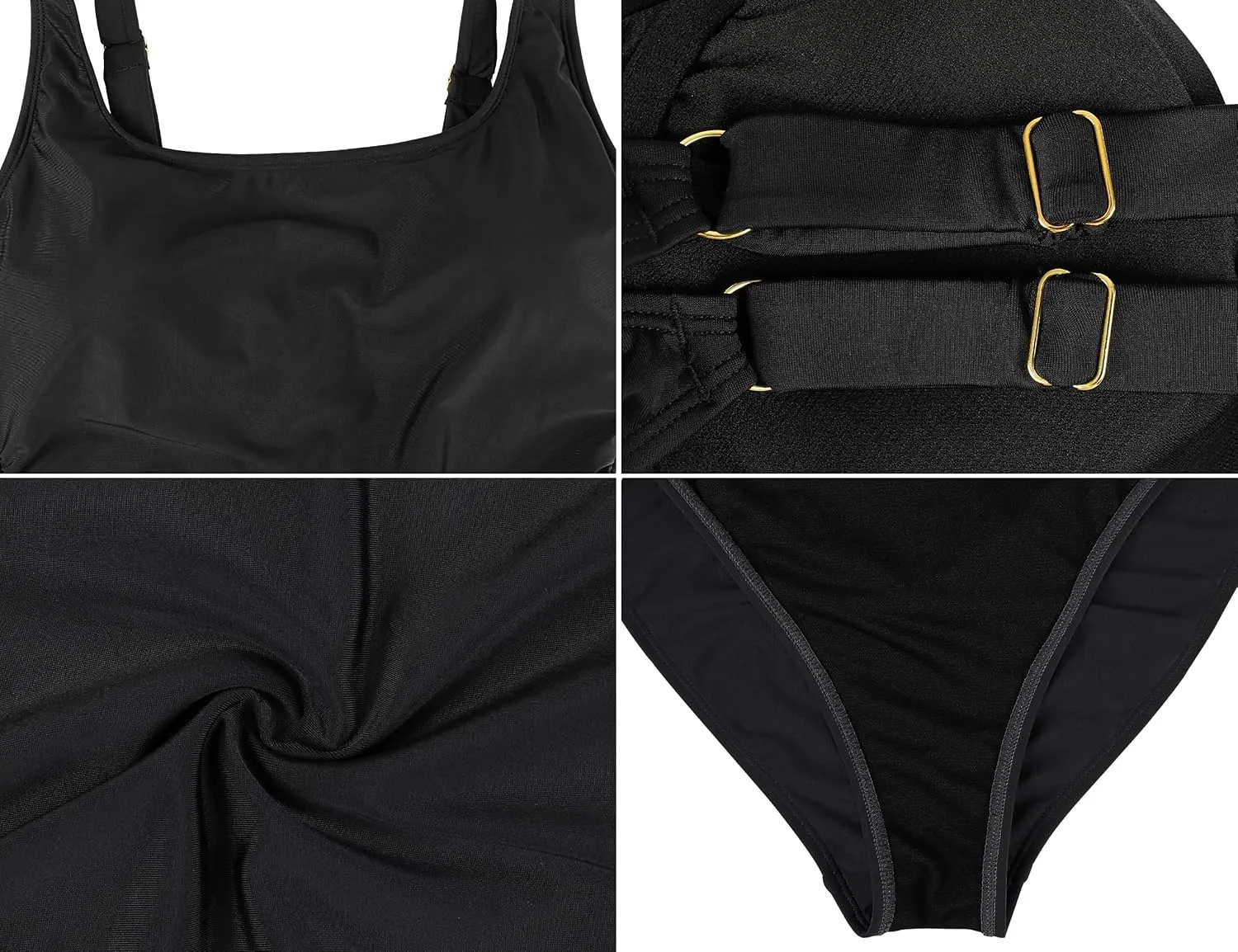 Firpearl Underwire Swimsuits for Women Ruched Tummy Control Long Torso One Piece Bathing Suits Push Up Modest Swimwear