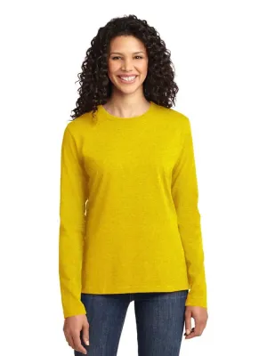 Flexibilitee Women's Crew Neck Long Sleeve Tee | Yellow