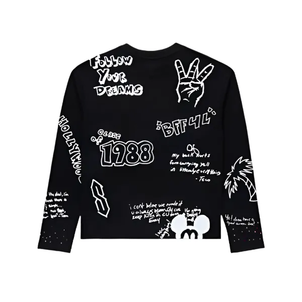 Homme Femme Yearbook Thermal - Black