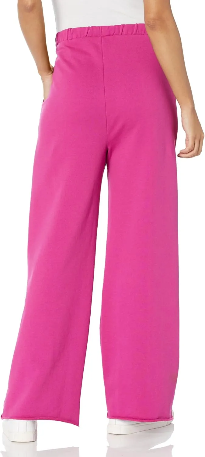 HUGO Women's Script Logo Wide Leg Pants