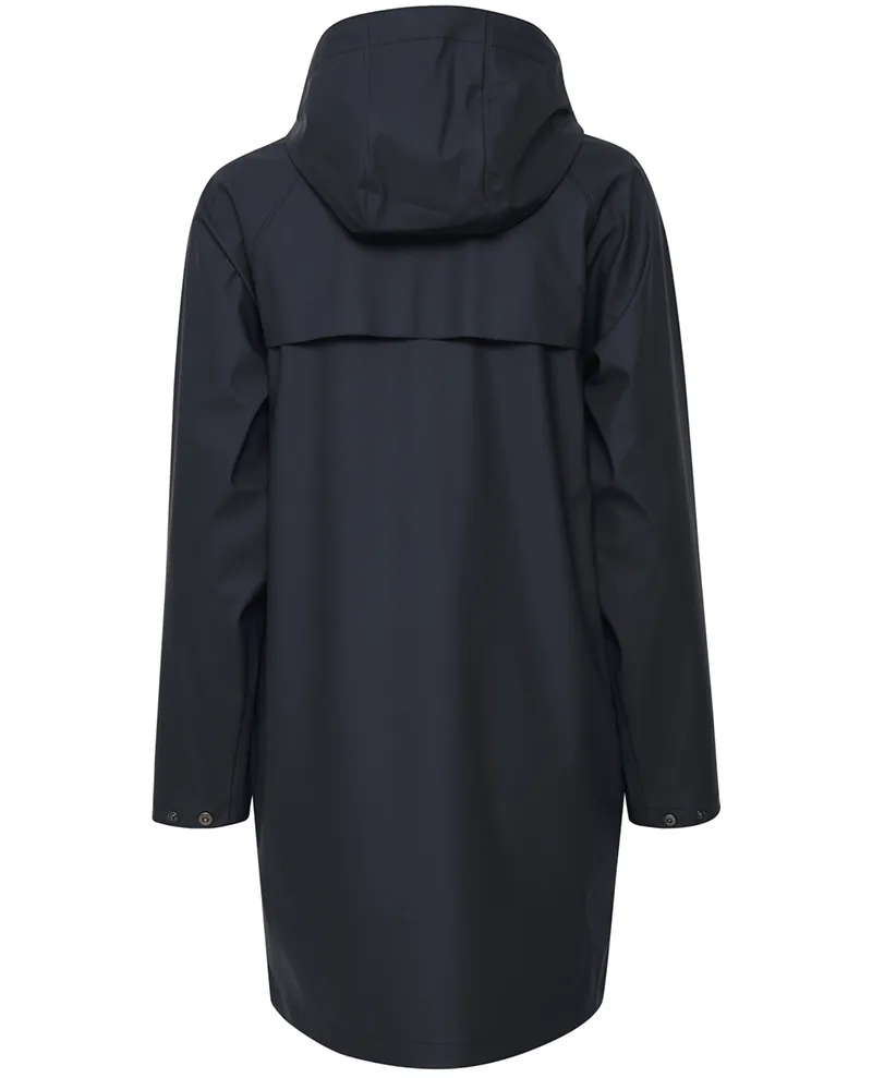 Ichi Tazi Navy Rain Jacket