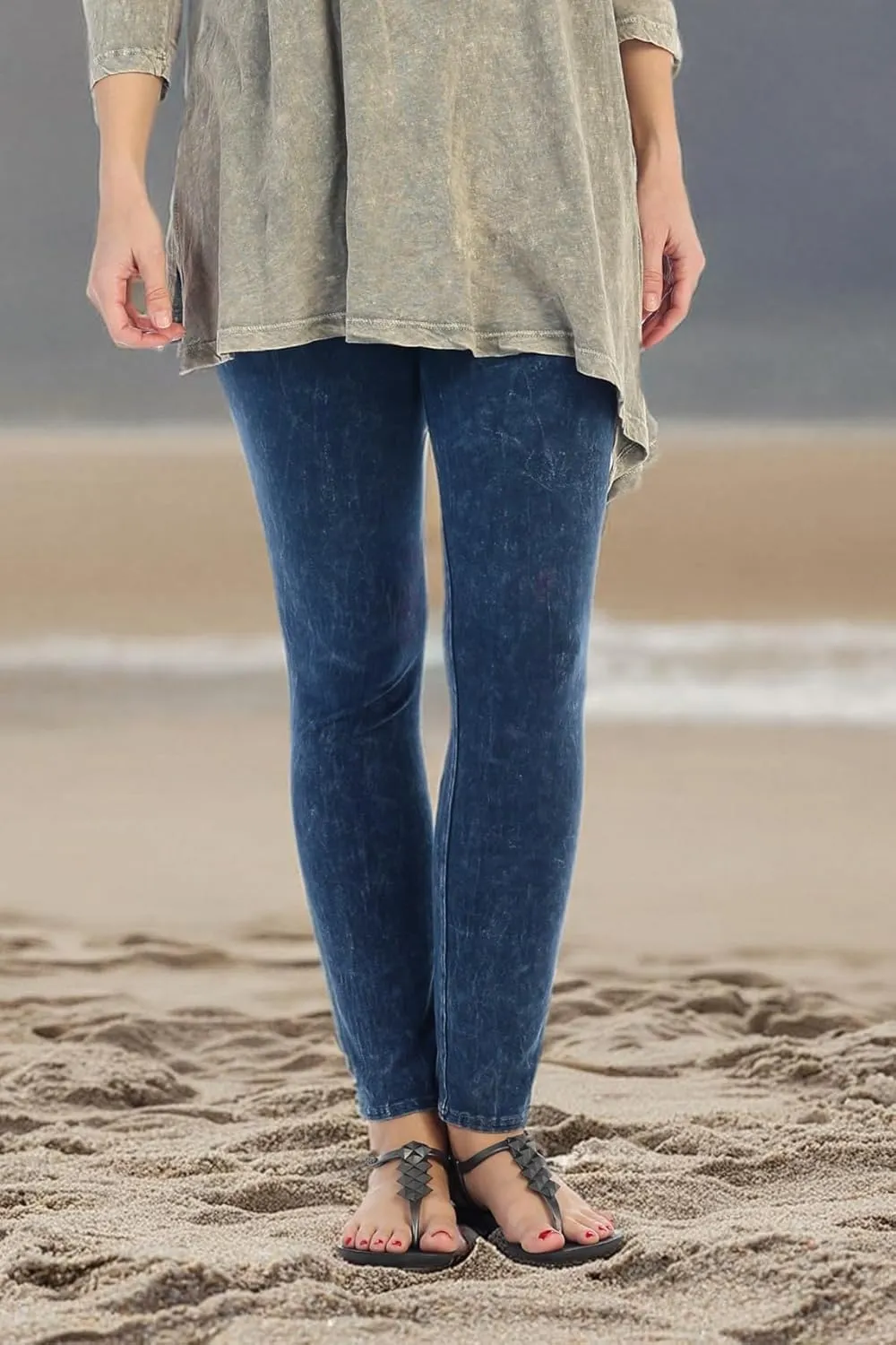 Jess & Jane Women's Cotton Legging Pants