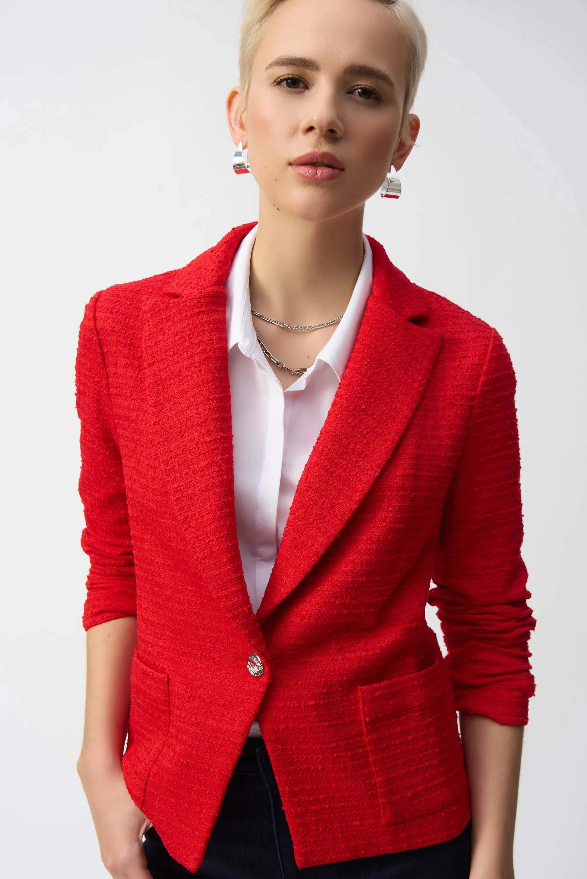 Joseph Ribkoff Radiant Boucl Fitted Blazer