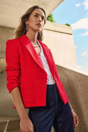 Joseph Ribkoff Radiant Boucl Fitted Blazer