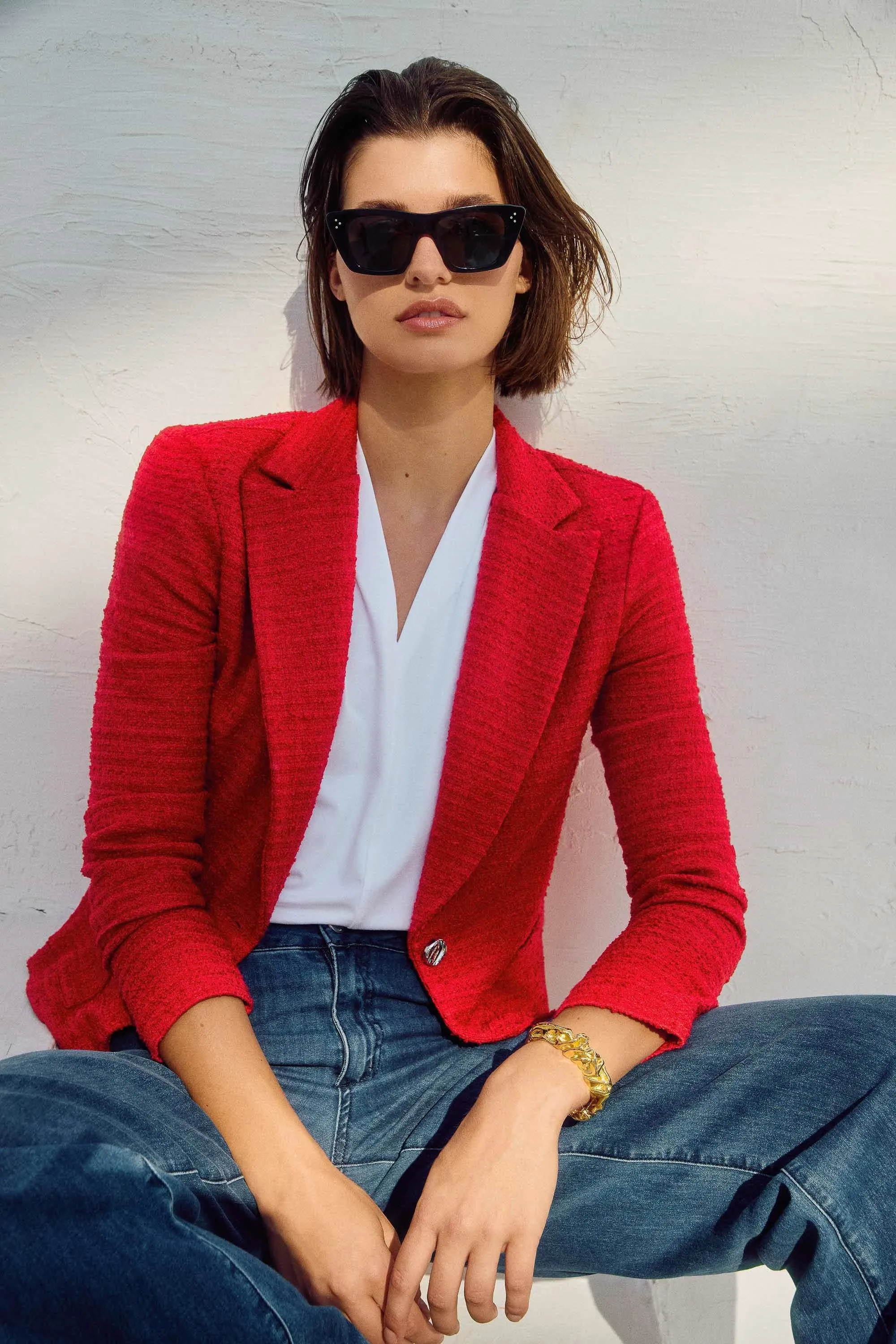 Joseph Ribkoff Radiant Boucl Fitted Blazer