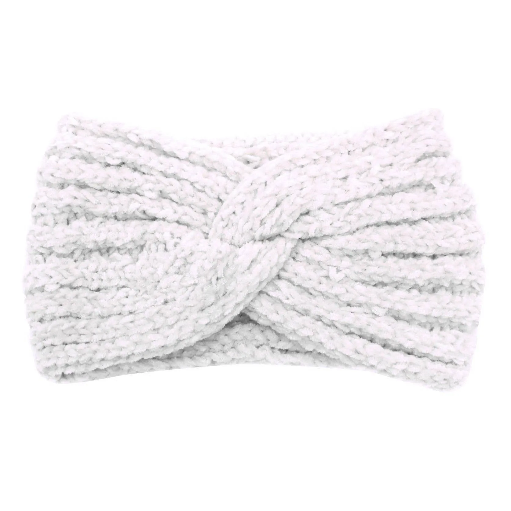 Knitted Bow Crochet Twist Ear Warm turban Headband