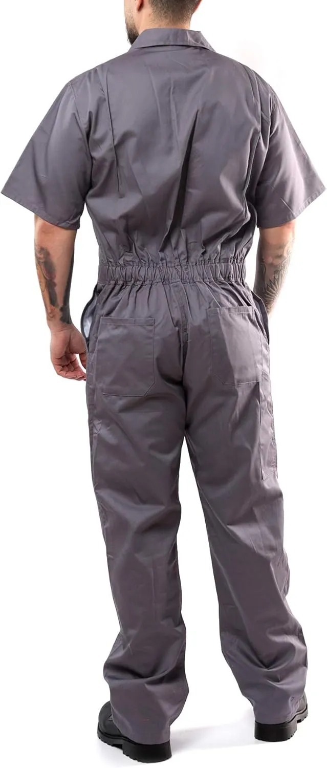 Kolossus Coveralls for Men Short Sleeve - Blended - Work Jumpsuit Men