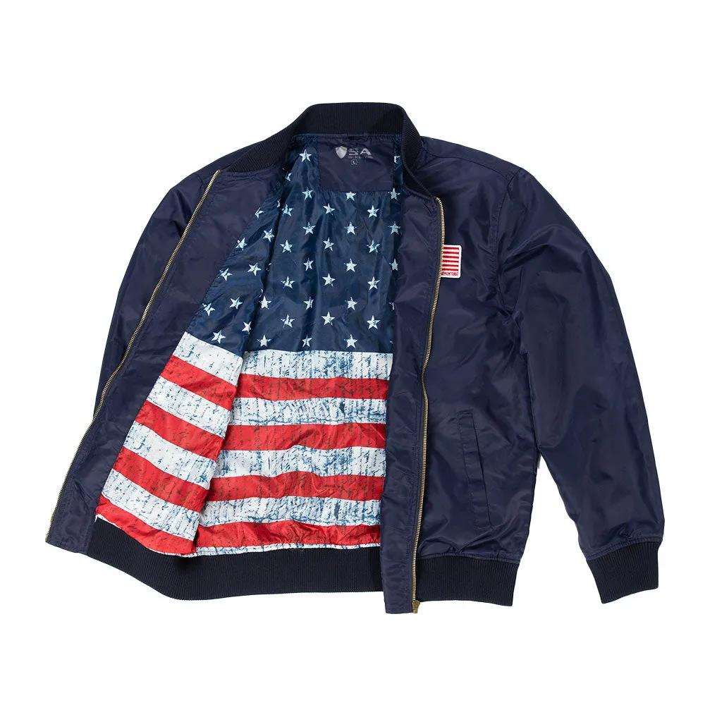 Limited Edition Bomber Jacket | Party in the USA | Navy PreOrder