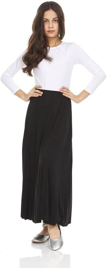 Long Pleated Maxi Skirt BK-8005K