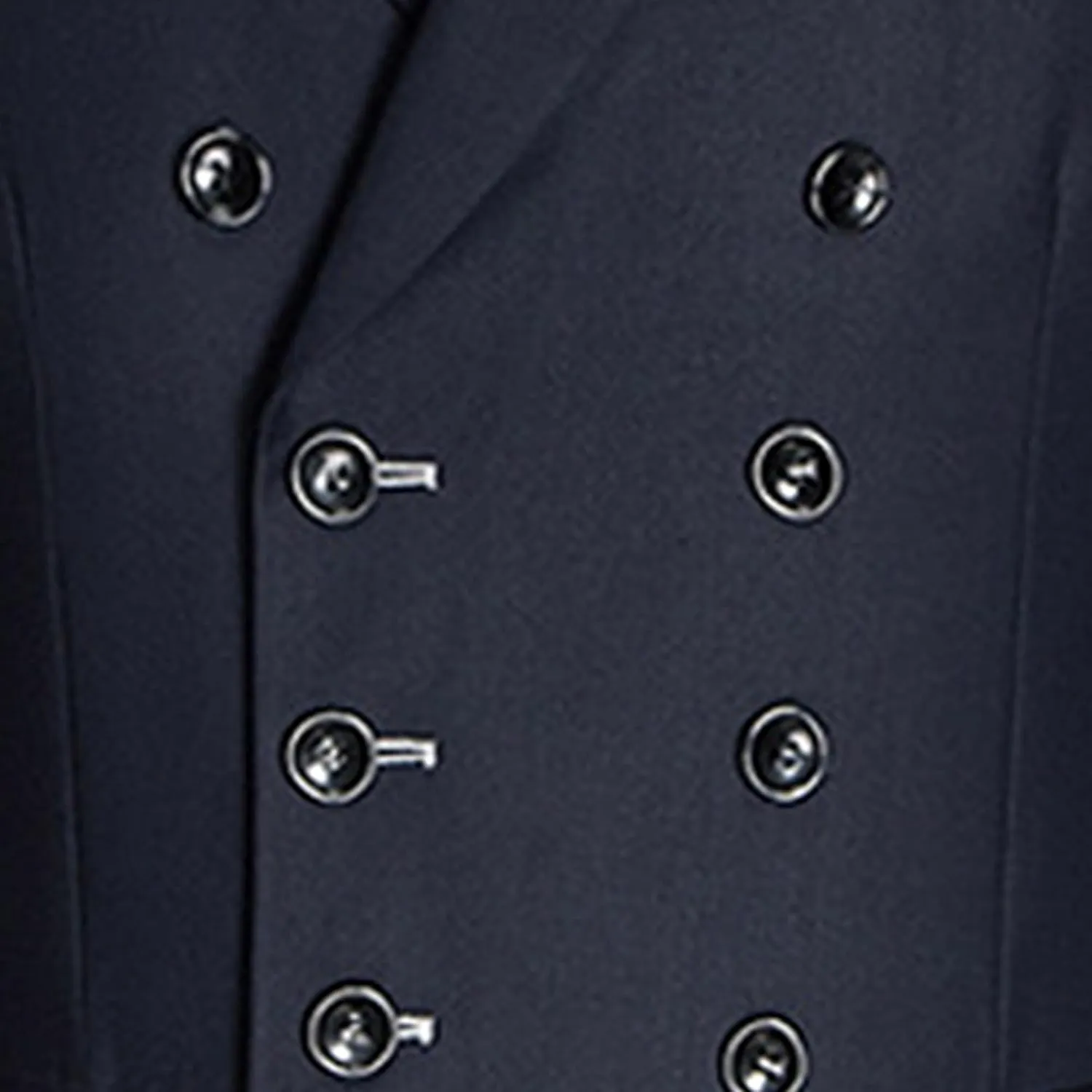 Men's 2 Pieces Suit Slim Fit Double Breasted Suit Jacket Lapel Business Tuxedo Classic (Suit Jacket   Pants)