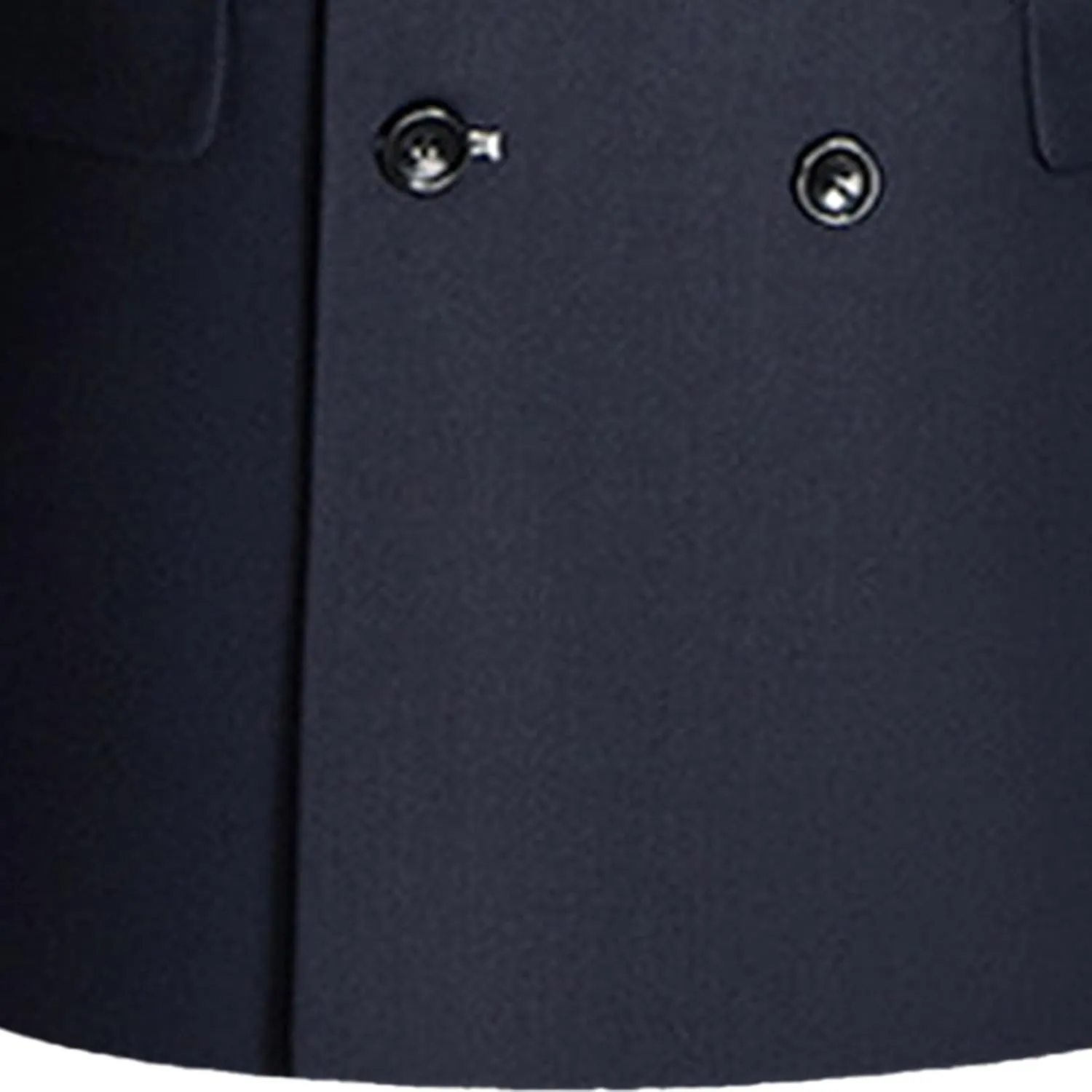 Men's 2 Pieces Suit Slim Fit Double Breasted Suit Jacket Lapel Business Tuxedo Classic (Suit Jacket   Pants)