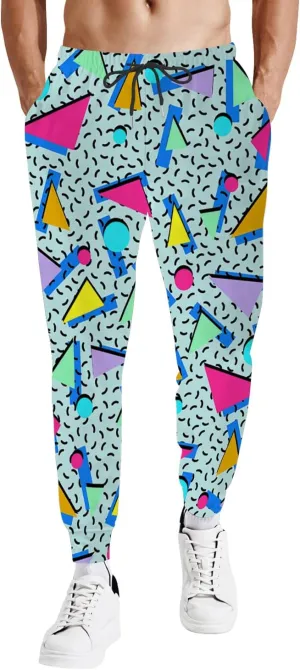 Mens Jogger Pants 80s Outfit for Men Costumes Sweatpants 90s Outfit for Men Casual Sports Track Pants