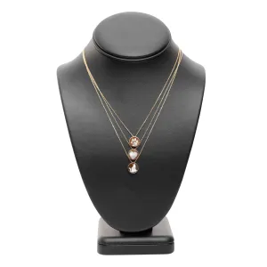 Mother of Pearl Disc Necklace