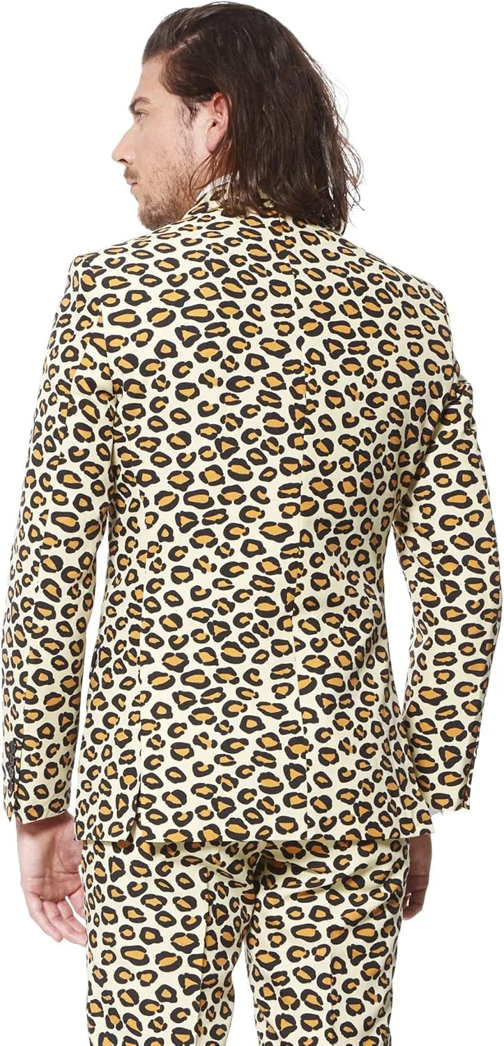 OppoSuits Men's Party Funny Crazy Prom Suit Costume - Jacket, Pants and Tie