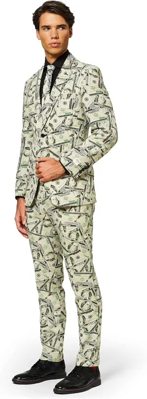 OppoSuits Men's Party Funny Crazy Prom Suit Costume - Jacket, Pants and Tie