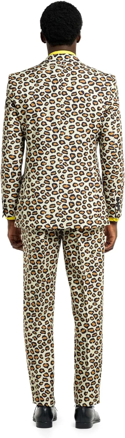 OppoSuits Men's Party Funny Crazy Prom Suit Costume - Jacket, Pants and Tie
