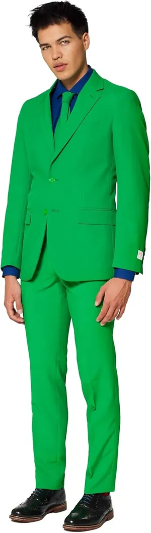 OppoSuits Solid Color Party Suits - Colorful Outfits for Prom, Weddings, Bachelor Parties - Comes With Blazer, Pants & Tie