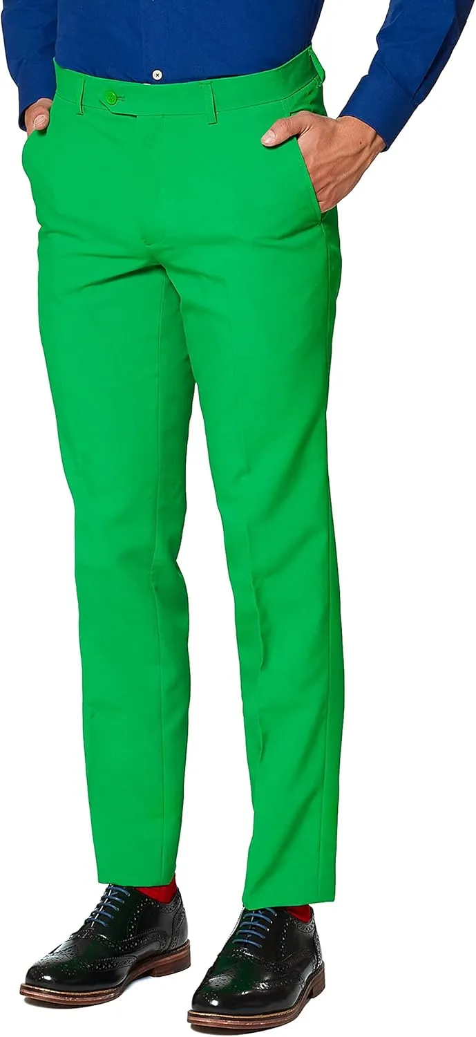 OppoSuits Solid Color Party Suits - Colorful Outfits for Prom, Weddings, Bachelor Parties - Comes With Blazer, Pants & Tie