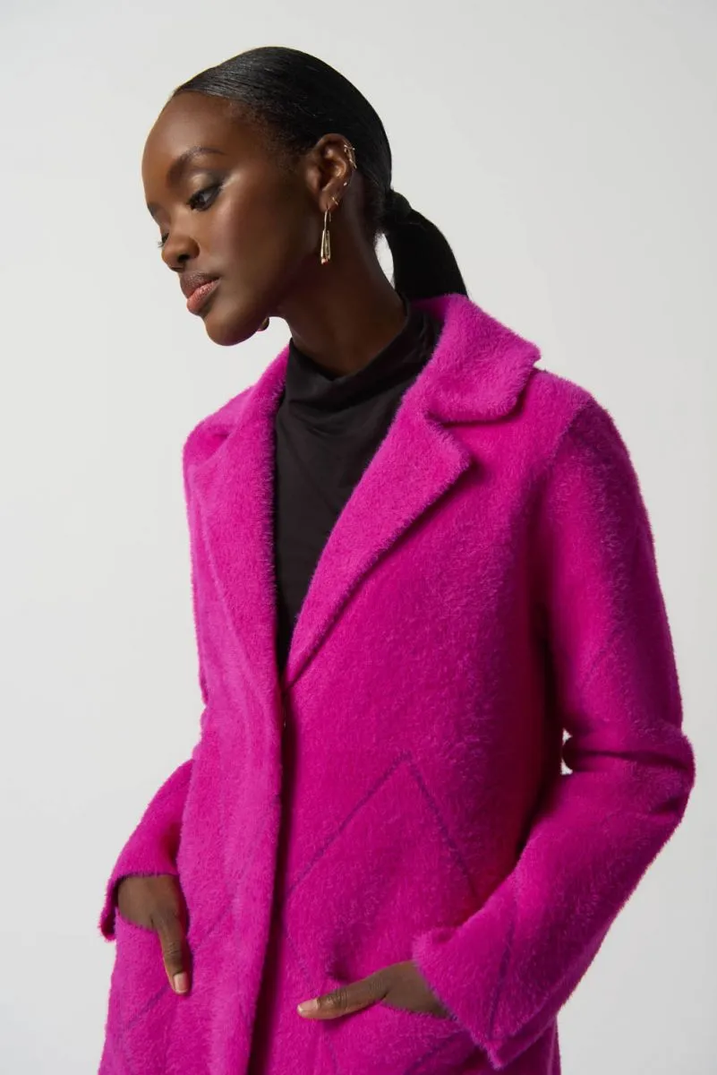 Opulence Notched Collar Coat Style