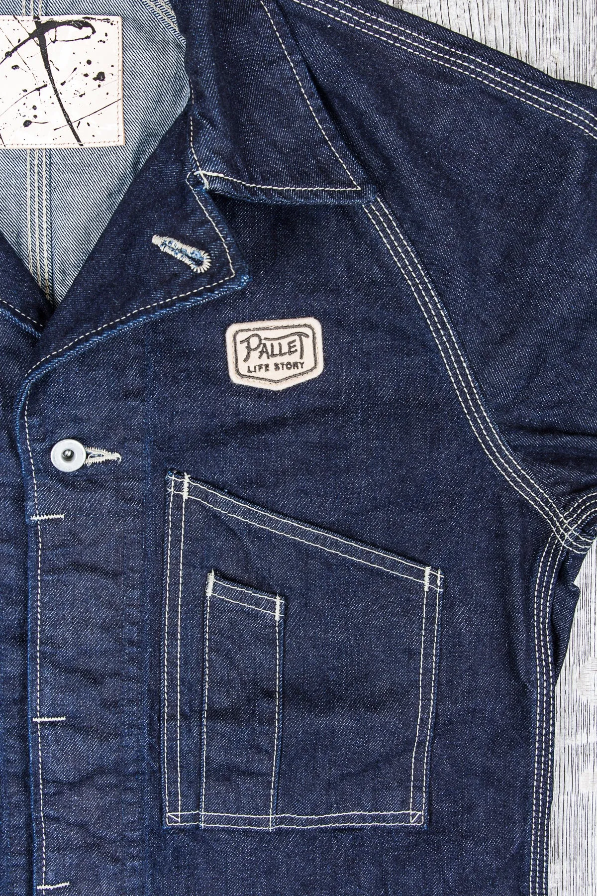 Pallet Life Story One Wash Denim Painter Jacket