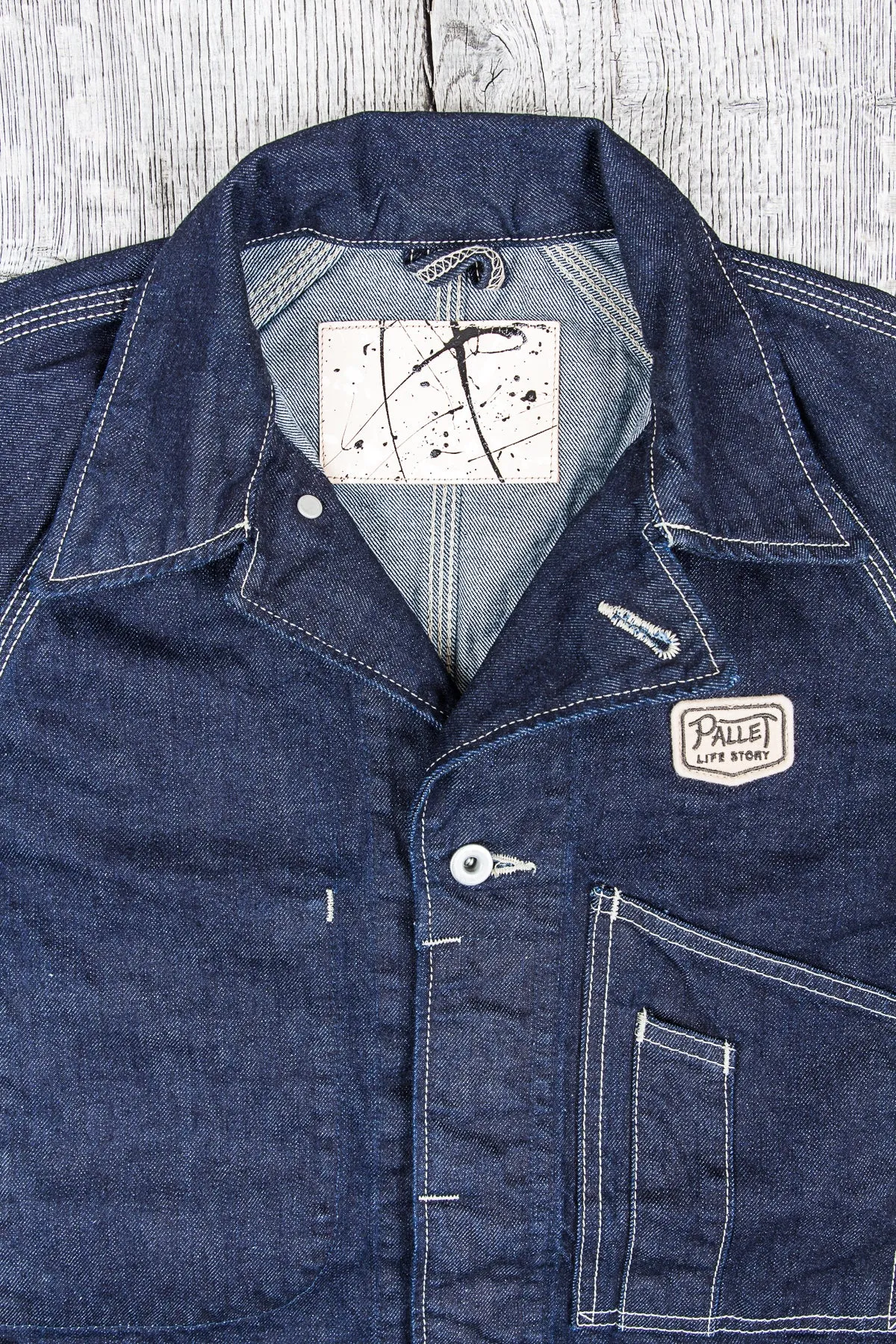 Pallet Life Story One Wash Denim Painter Jacket