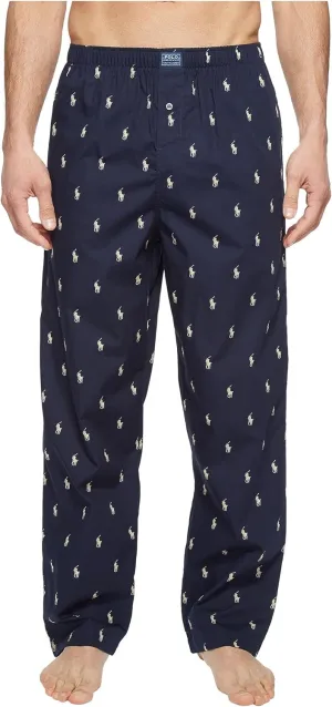 Polo Ralph Lauren Men's All Over Pony Player Woven Sleepwear Pants