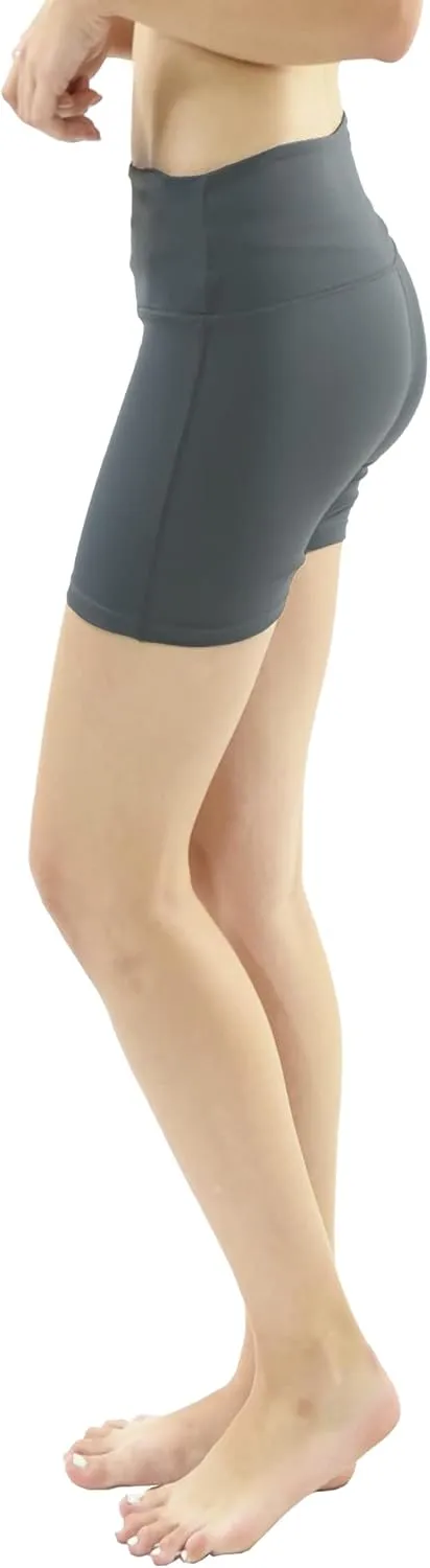 Private Island Women UPF50  Board Shorts Swimsuit Hot Pants Pocket Bathing Swim Suit Rash Guard Bottom (RM3HP)