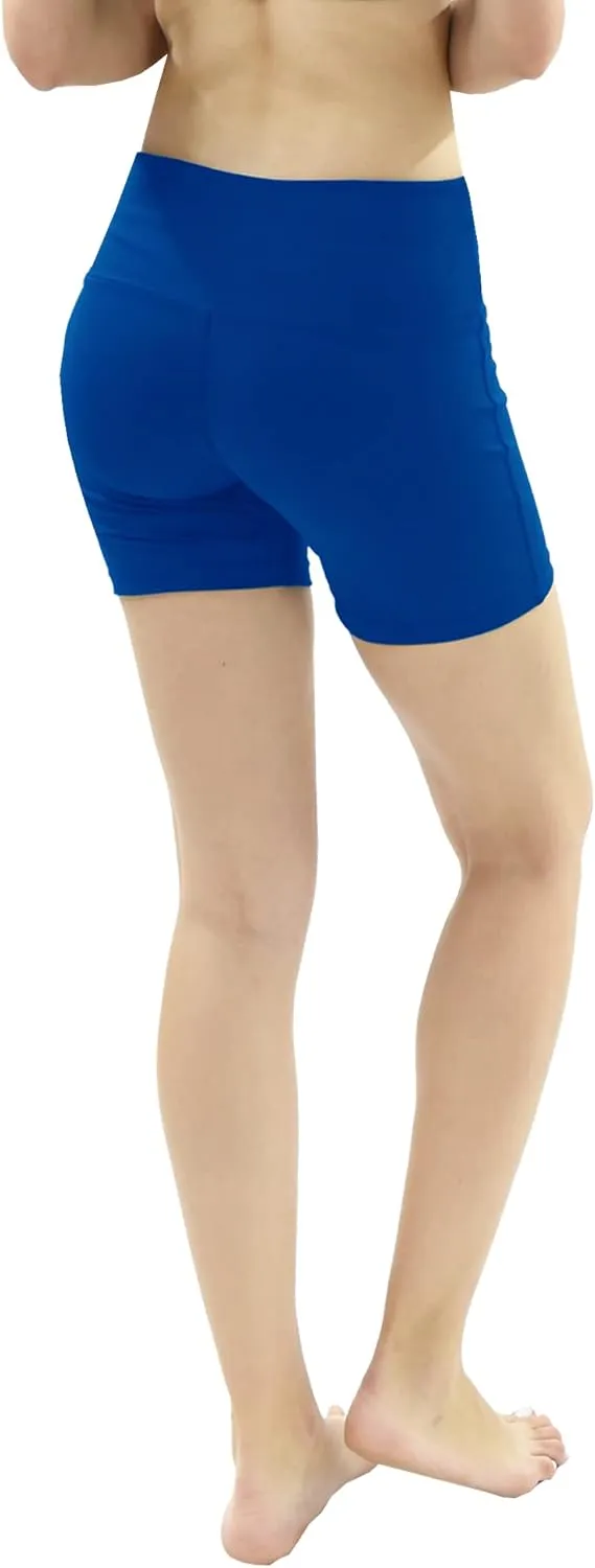 Private Island Women UPF50  Board Shorts Swimsuit Hot Pants Pocket Bathing Swim Suit Rash Guard Bottom (RM3HP)