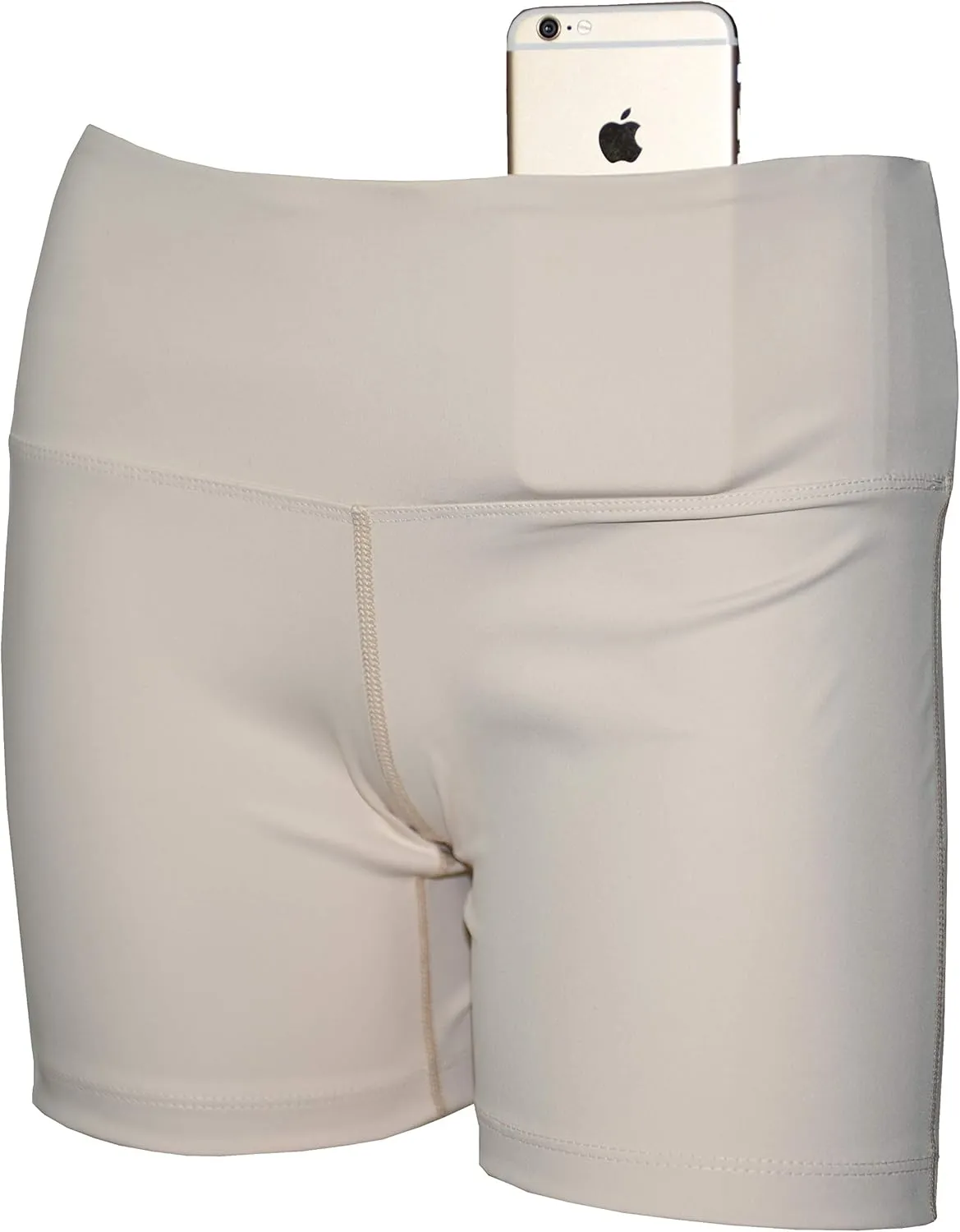 Private Island Women UPF50  Board Shorts Swimsuit Hot Pants Pocket Bathing Swim Suit Rash Guard Bottom (RM3HP)