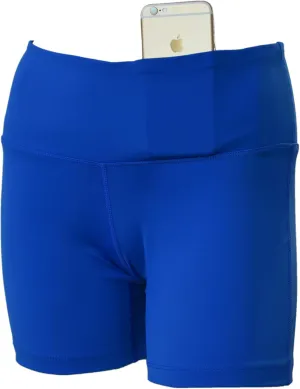 Private Island Women UPF50  Board Shorts Swimsuit Hot Pants Pocket Bathing Swim Suit Rash Guard Bottom (RM3HP)
