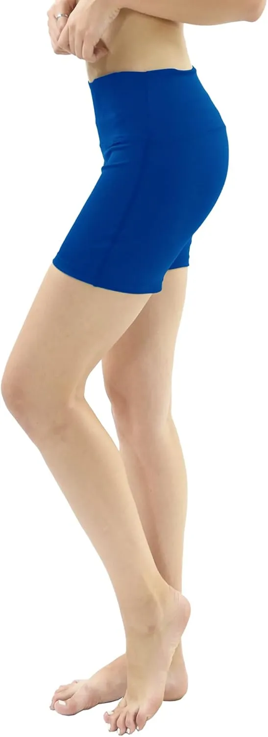 Private Island Women UPF50  Board Shorts Swimsuit Hot Pants Pocket Bathing Swim Suit Rash Guard Bottom (RM3HP)