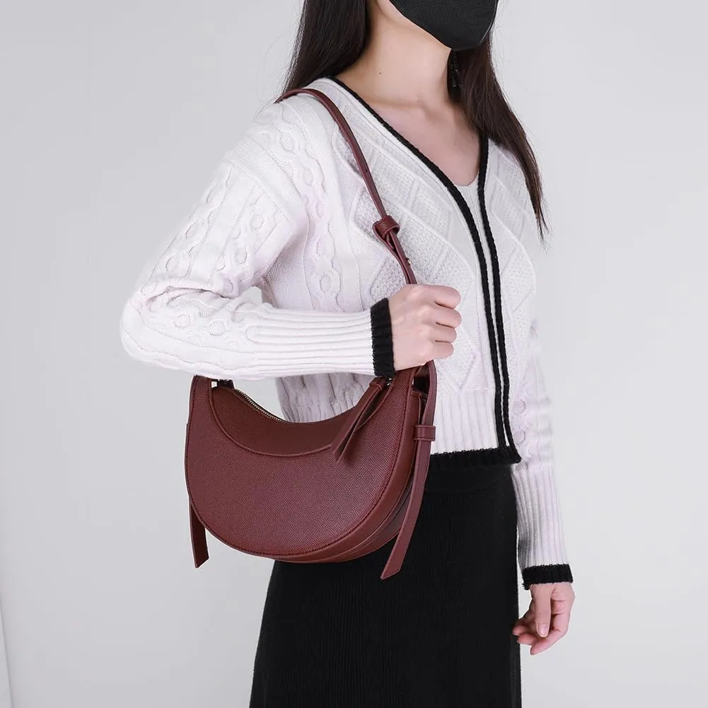 PU Leather Shoulder Bag Designer Crossbody Bags for Women Work Tote Dumpling Hobo Purse