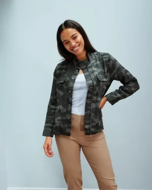 RAILS Trey jacket in charcoal camo