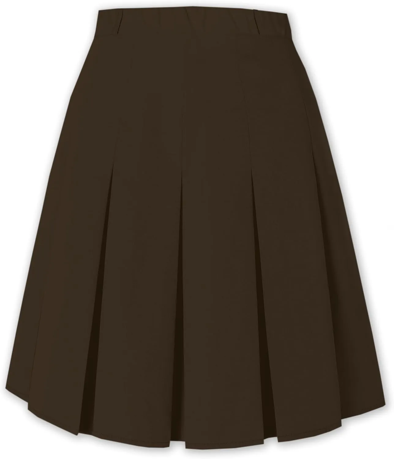 SANGTREE Women Knee Length Pleated Skirts, Girl Midi Long High Waisted Skirt, 6 Years - US 4XL
