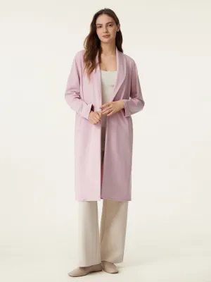 Shawl Collar Long Cardigan Coat