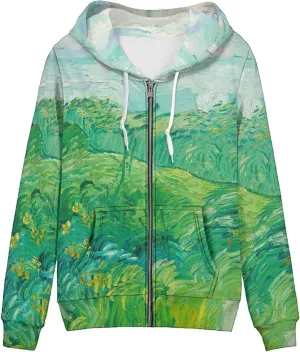 Showudesigns XS-5XL Zip Up Hoodie for Women Sweatshirt Pullover
