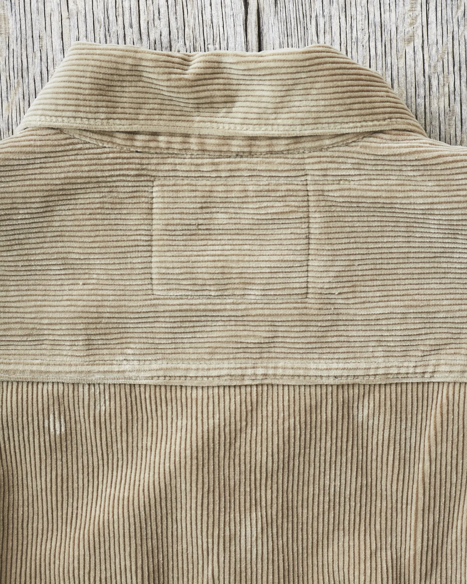 Sugar Cane & Co 9W Corduroy Heavy Flannel Lined Jacket Beige