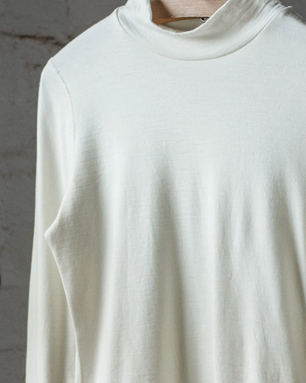 The 195 Merino Fitted Mockneck