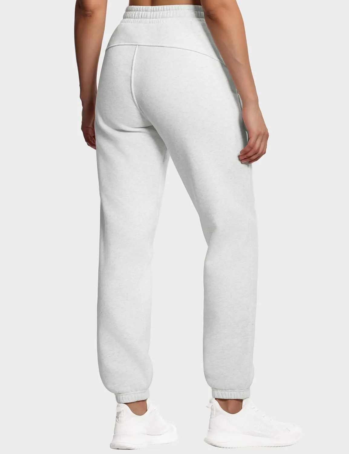 THE GYM PEOPLE Women's Fleece Sweatpants Warm Workout Joggers Pants with Pockets