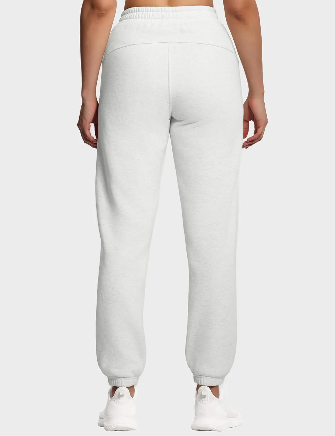 THE GYM PEOPLE Women's Fleece Sweatpants Warm Workout Joggers Pants with Pockets